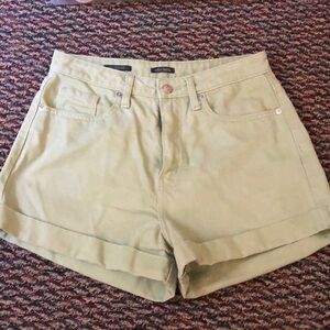 Wild Fable Checker Print Green Shorts